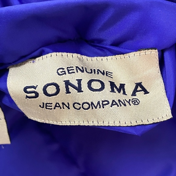 Sonoma Reversible Down Filled Puffer Jacket Size Medium - Picture 4 of 8